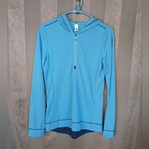 💎 Alo Light Blue Hooded Pullover